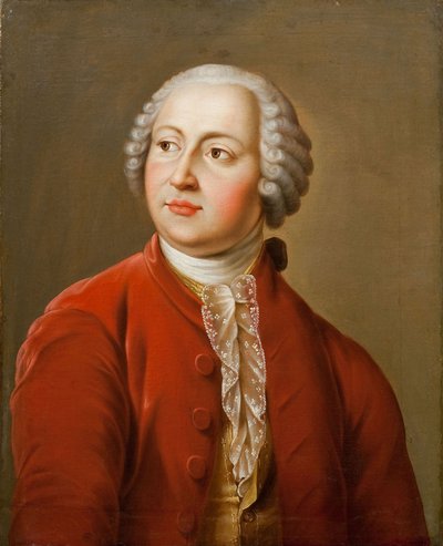 Portrait du savant Mikhaïl V. Lomonossov, 1711-1765, début XIXe siècle - Unbekannt