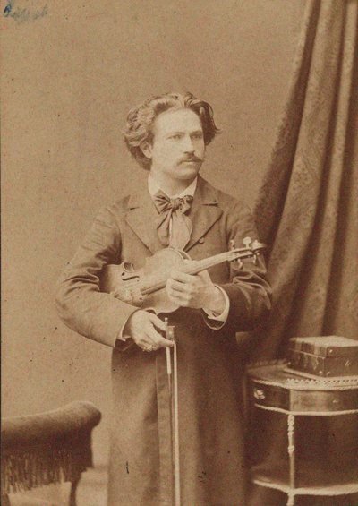 Portrait du violoniste et compositeur Frantisek Ondricek 1857-1922, 1882-1883 - Unbekannt