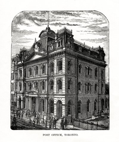 Bureau de poste, Toronto, Ontario, Canada, 19ème siècle - Unbekannt