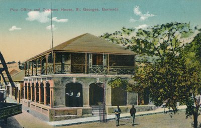 Bureau de poste et douane, St. Georges, Bermudes, début du 20e siècle - Unbekannt