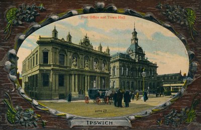 Bureau de poste et hôtel de ville, Ipswich, Suffolk, vers 1905 - Unbekannt