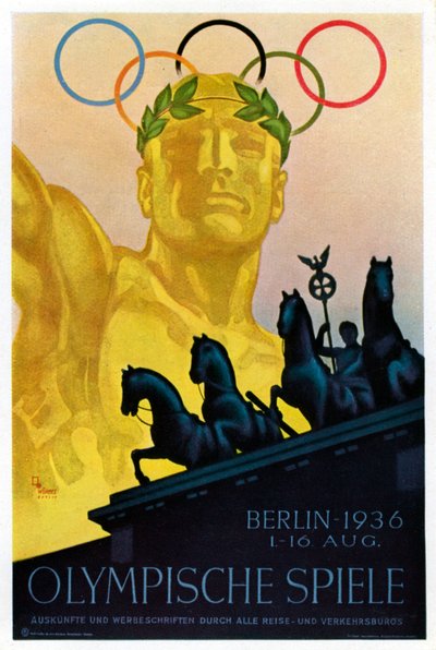Affiche pour les Jeux Olympiques de 1936, Berlin, 1936 - Unbekannt