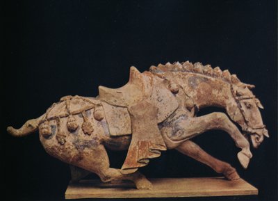 Figure en poterie d