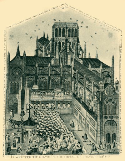 Prédication à la croix de Saint-Paul au XVIIe siècle, 1947 - Unbekannt