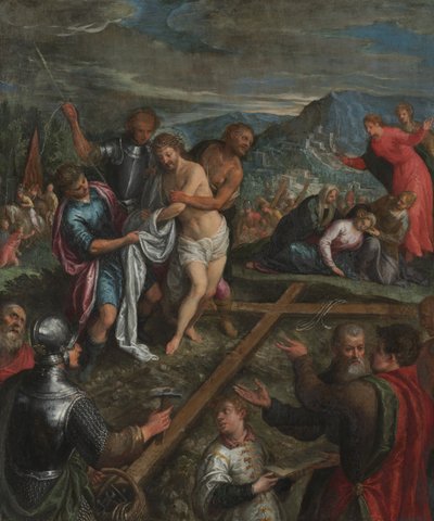 Préparation pour la crucifixion, début des années 1600 - Unbekannt