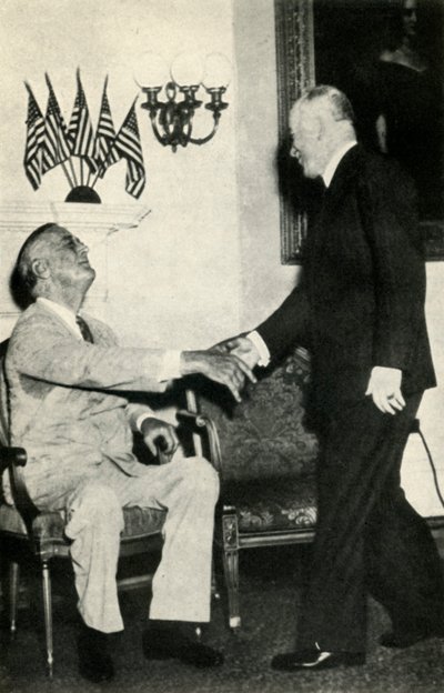 Le président Benes rend visite à F. D. Roosevelt en 1942, 1947 - Unbekannt