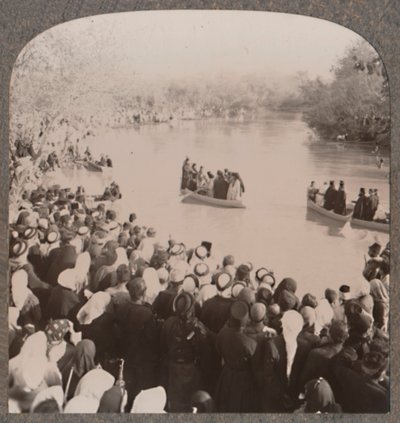Prêtres bénissant le Jourdain, c. 1900 - Unbekannt