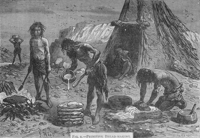 Fabrication de pain primitive, 1894 - Unbekannt