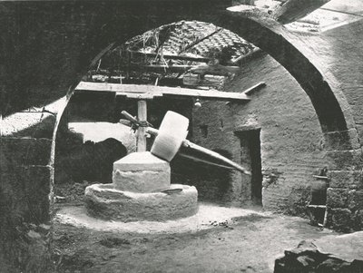 Moulin à maïs primitif, Delta du Nil, Égypte, 1895 - Unbekannt