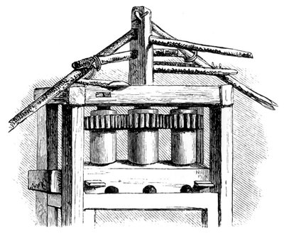 Moulin à sucre primitif, Saint-Domingue, 1873 - Unbekannt