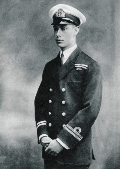 Le prince Albert en uniforme de lieutenant de la Royal Navy, 1918 - Unbekannt