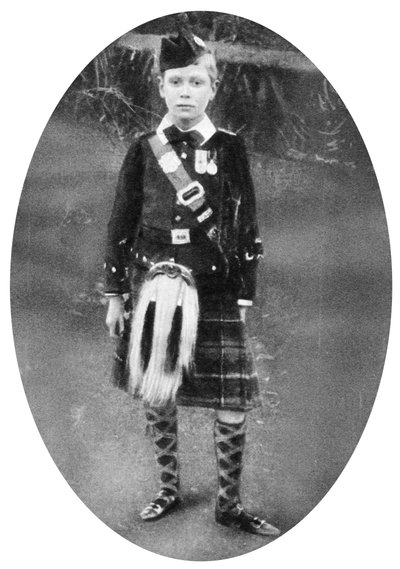 Le Prince Albert en costume écossais, Sandringham, Norfolk, 1909 - Unbekannt
