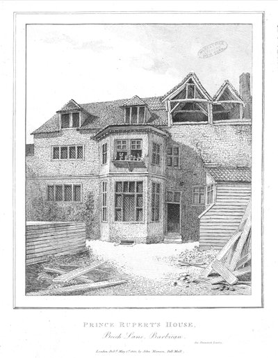 Maison du Prince Rupert, Beech Lane, Barbican, 1800 - Unbekannt