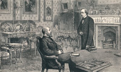 Le prince de Galles visitant Lord Beaconsfield à Hughenden Manor, 1896 - Unbekannt