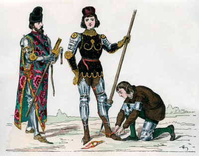 Prince, écuyer et valet, 15e siècle 1882-1884 - Unbekannt
