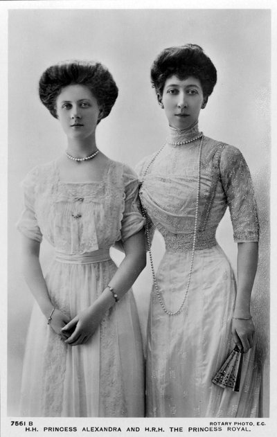 La princesse Alexandra et la princesse royale, fin des années 1900 - Unbekannt