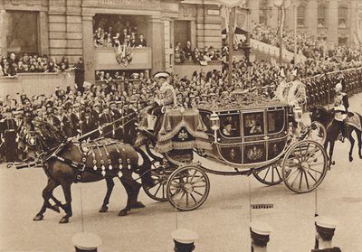 La princesse Elizabeth et son cousin Lord Lascelles avec la princesse royale, 1937 - Unbekannt