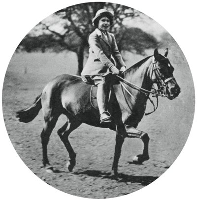 La princesse Elizabeth à cheval, Windsor Great Park, 1935, 1937 - Unbekannt