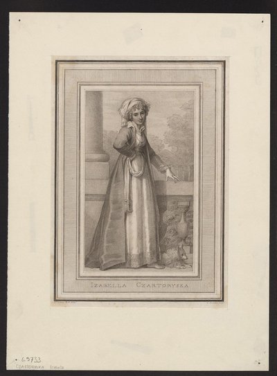 Princesse Izabela Czartoryska, née Comtesse Fleming 1746-1835, 18ème siècle - Unbekannt