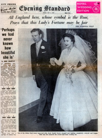 La princesse Margaret épouse Antony Armstrong-Jones, 6 mai 1960 - Unbekannt