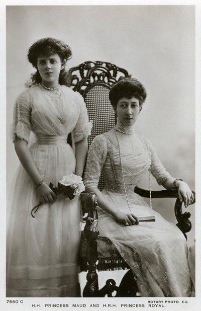 Princesse Maud et la princesse royale, vers 1907-1910 - Unbekannt