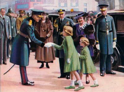 Princesses Elizabeth et Margaret vers 1935 - Unbekannt