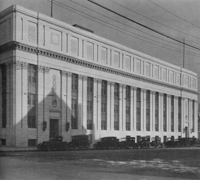 Façade principale du Temple maçonnique, Birmingham, Alabama, 1924 - Unbekannt