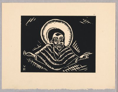 Impression, Christos o Poslednim Soude, Christ, Planche IX, Éthiopie, cili Christos, Madonna a Svati, comme je les ai vus dans les illuminations des anciens codex éthiopiens Portfolio - Unbekannt