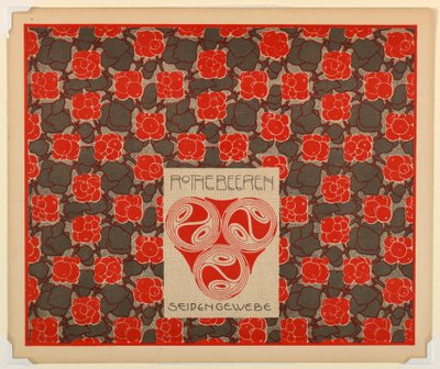 Gravure, Tissage de soie aux baies rouges, planche 21, dans Die Quelle - Unbekannt