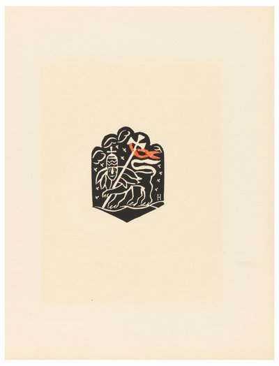 Impression, Vignette, Planche X, Éthiopie, cili Christos, Madonna et Saints, comme je les ai vus dans les illuminations des anciens codex éthiopiens, Portfolio, 1920 - Unbekannt