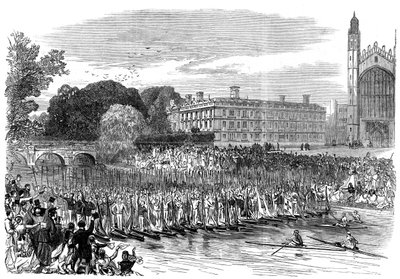 Procession de bateaux à Cambridge, 1870 - Unbekannt