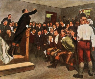 Le professeur Steffens exhorte son auditoire à se battre pour la liberté, 8 février 1813, 1936 - Unbekannt