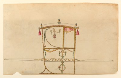 Projet pour une chaise à porteurs - Unbekannt