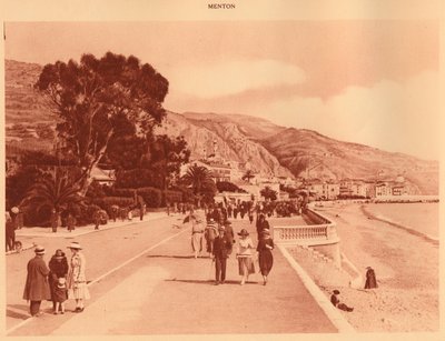 Promenade du Midi, Menton - Unbekannt