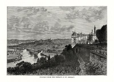 Vue depuis la terrasse de Saint-Germain, France, 1879 - Unbekannt