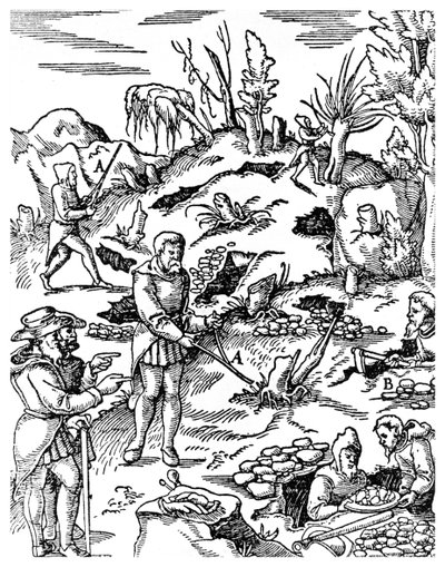 Prospection de métaux, 1556 - Unbekannt