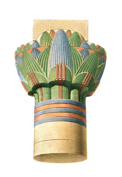 Chapiteau ptolémaïque, Edfou, Égypte, 1928 - Unbekannt