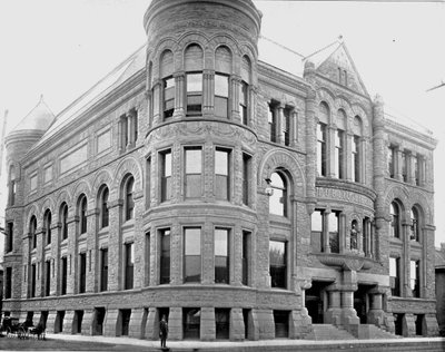 Bâtiment de la bibliothèque publique, Minneapolis, Minnesota, États-Unis, vers 1900 - Unbekannt