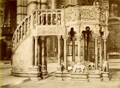 Chaire, Cathédrale de Sienne, Italie, fin 19ème ou début 20ème siècle - Unbekannt