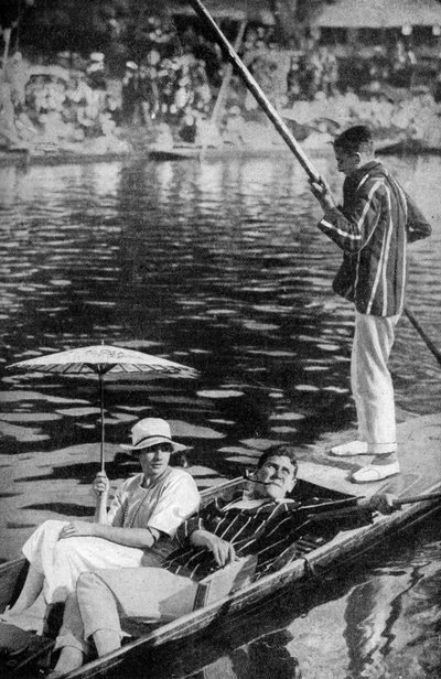 Promenade en barque sur la Tamise - Unbekannt