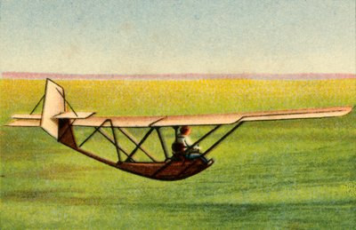 Élève dans le planeur d