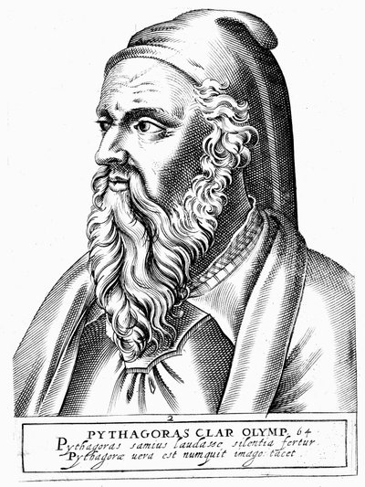 Pythagore c560 - 480 av. J.-C., philosophe et scientifique grec - Unbekannt