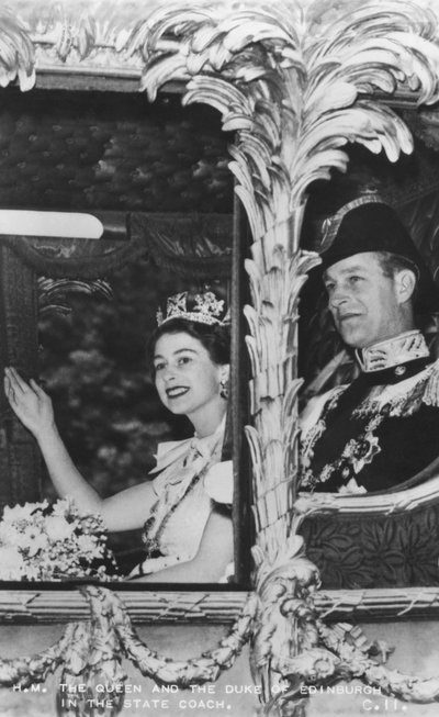 La reine Elizabeth II et le duc d