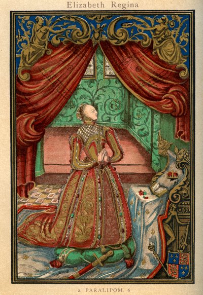 La reine Élisabeth I en prière, 1569, 1893 - Unbekannt