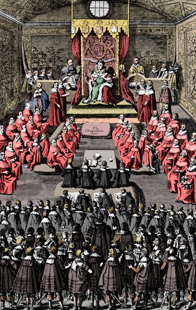 La reine Elizabeth I au Parlement, 16ème siècle - Unbekannt