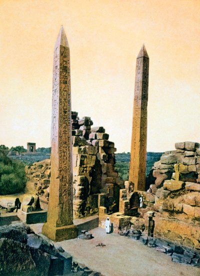 Obélisque de la reine Hatchepsout, Temple d
