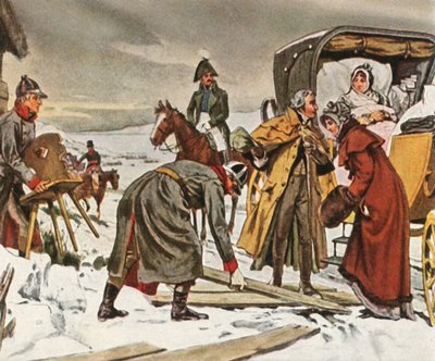 La reine Louise en fuite vers Memel, 5 janvier 1807, 1936 - Unbekannt