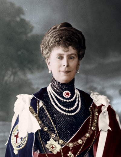 Reine Mary, épouse du roi George V du Royaume-Uni, vers 1910 - Unbekannt