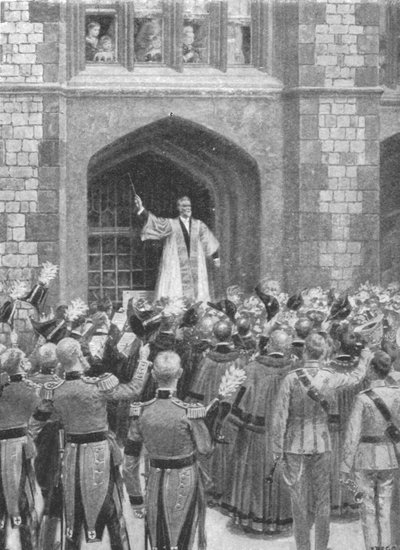 La reine Victoria sérénadée à Windsor le matin de son quatre-vingtième anniversaire, 1899, 1901 - Unbekannt