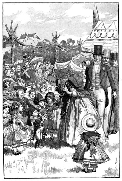 La reine Victoria et le prince Albert à une fête, Cobourg, Allemagne, vers 1840, 1900 - Unbekannt